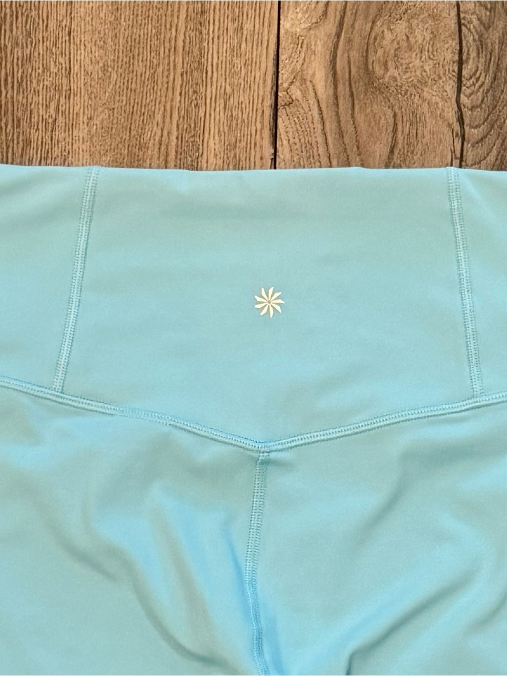 Athleta Ultra High Rise Elation 7/8 Tight Leggings Medium Blue Yoga Athletic - Picture 7 of 8